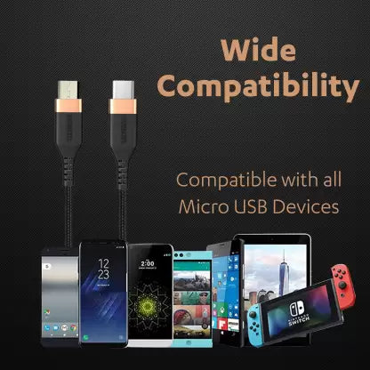 DURACELL Micro USB Cable 1.2 m DU006 (Compatible with Compatibile all Micro USB devices, Black) DURACELL Micro USB Cable 1.2 m DU006 (Compatible with Compatibile all Micro USB devices, Black)